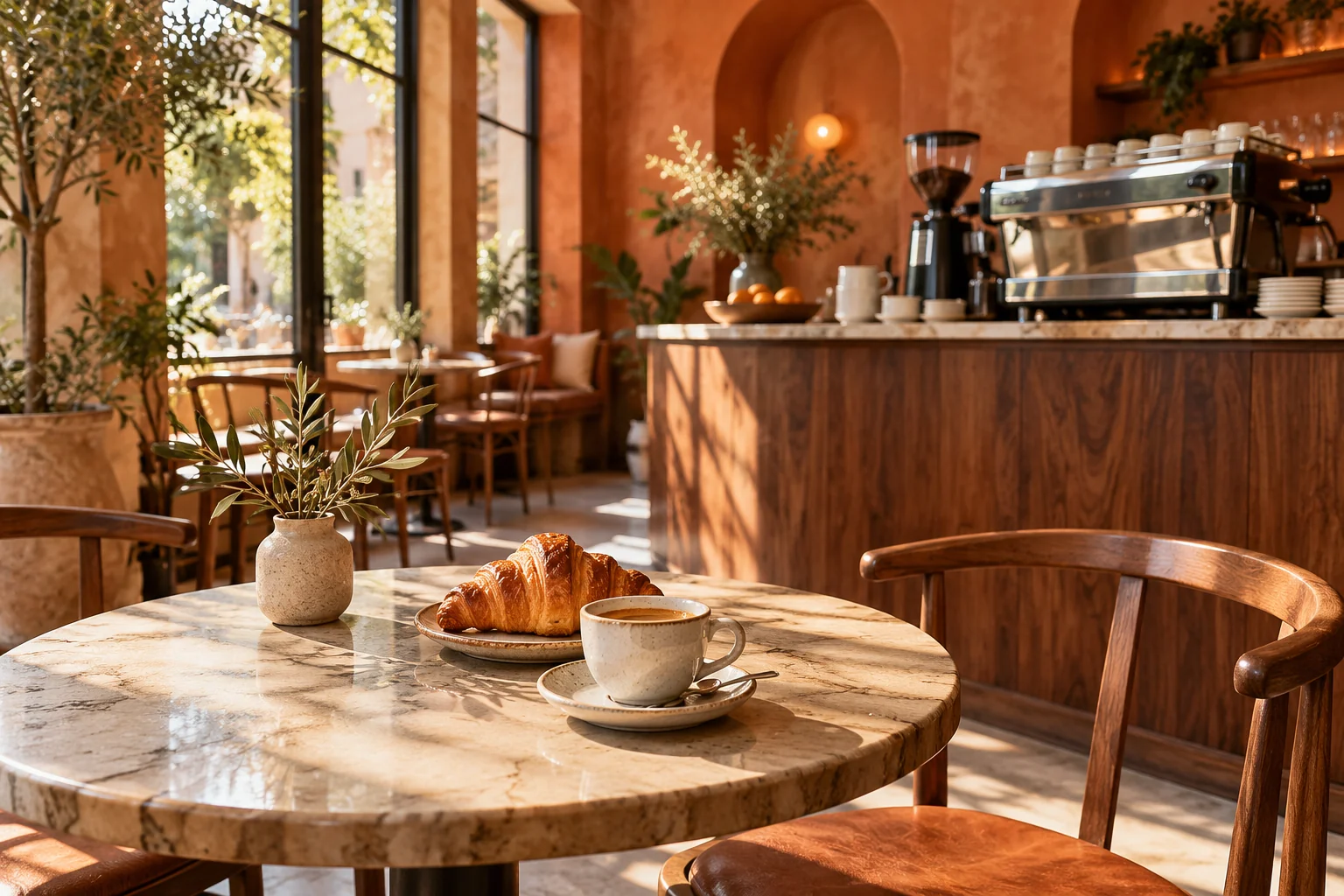 A digital presence for a café