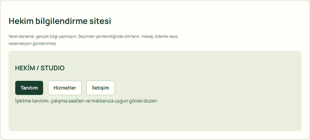 Hekim bilgilendirme sitesi