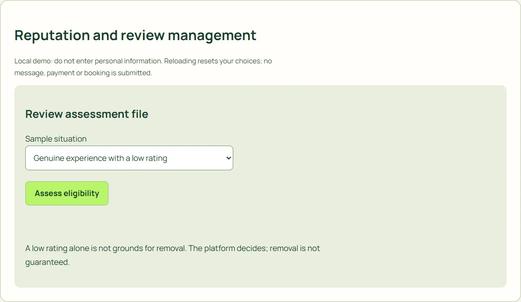 Reputation and review management